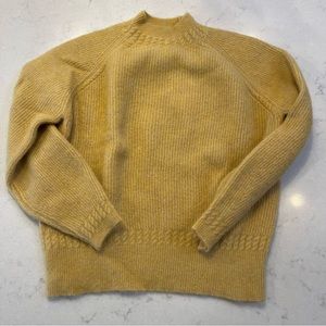 Sezane Otis Alpaca Sweater in Light Honey